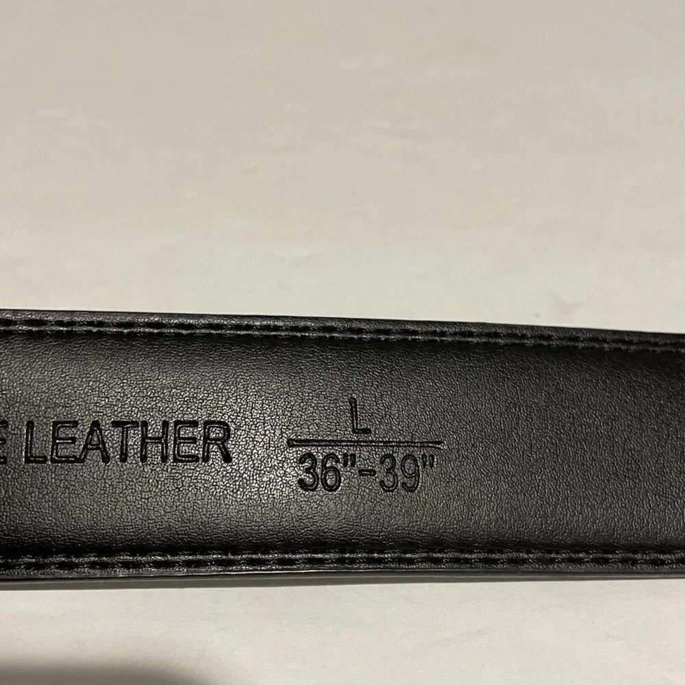 Genuine Leather Mens Ratchet Belt Belts Mens Adjustable Automatic Buckle Large